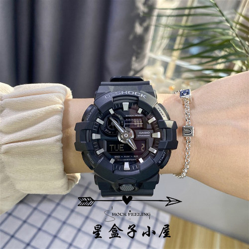 卡西欧G-SHOCK/GA-110/100/700/140黑暗之心黑武士手表男女黑金 - 图2