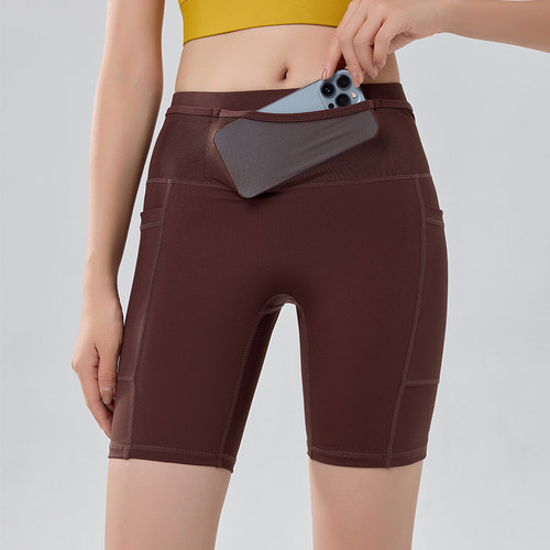 【六个口袋】DYISE新款压缩裤跑步短裤紧身速干腰包健身短裤23039 - 图3