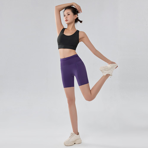 【六个口袋】DYISE新款压缩裤跑步短裤紧身速干腰包健身短裤23039 - 图2