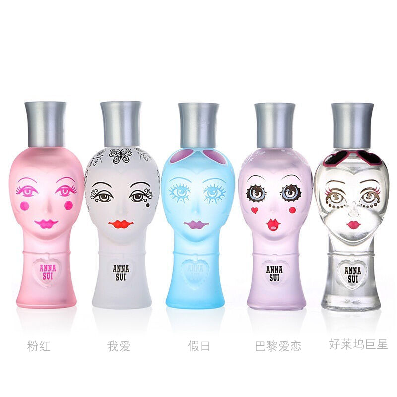 包邮 Anna sui/安娜苏Q版洋娃娃香水礼盒套装4ml*5瓶 - 图0