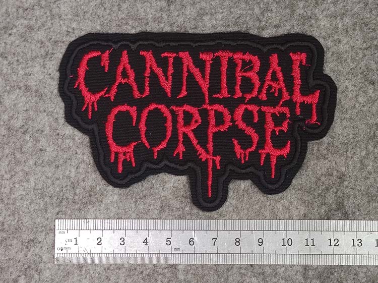 Cannibal Corpse食人尸死亡金属乐队周边Patch刺绣LOGO布标布贴 - 图0