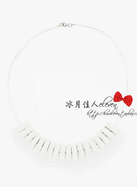 小清新法式极简海边锁骨项链