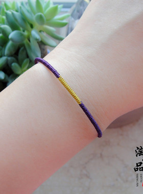 超细九乘金刚结本命小众红绳手链