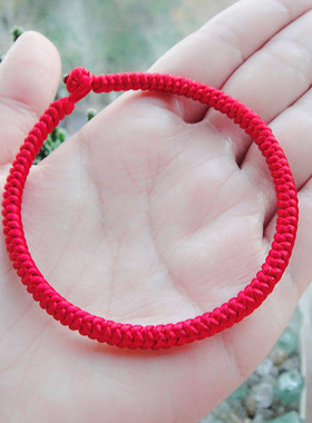 编制九乘金刚结红绳小众手链