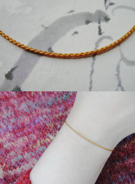 原创手工土黄财运开运密宗手绳