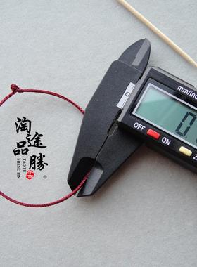 红绳手链牙签超细四面佛24k黄金