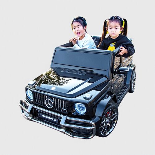 超大双座奔驰G63AMG正版授权大G儿童电动汽车充电可遥控可坐大人 - 图3