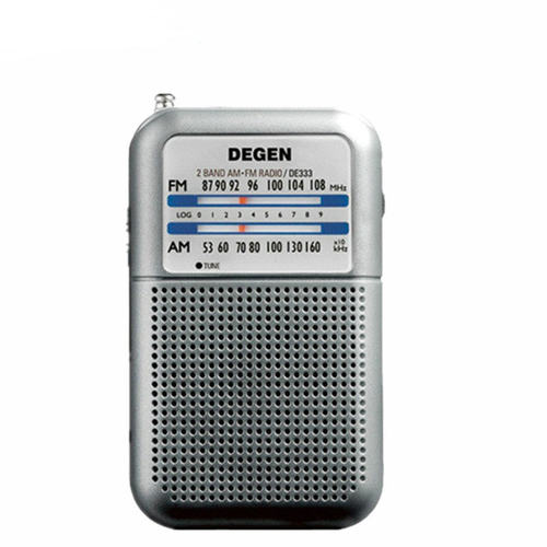 Degen/德劲 DE333迷你小袖珍式便携老人双波段收音机调频FM调幅AM - 图2