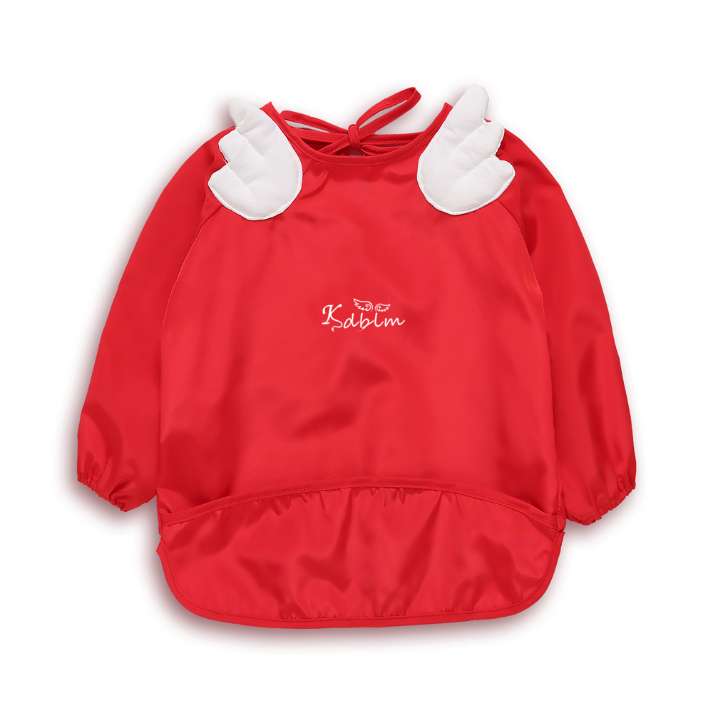 Japanese angel wings baby waterproof bibs eating clothes