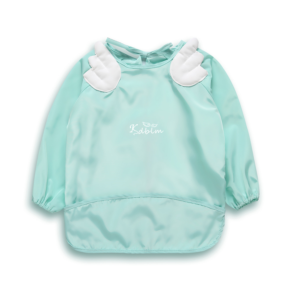 Japanese angel wings baby waterproof bibs eating clothes