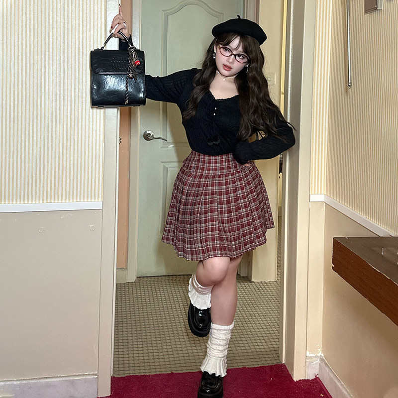 硬糖大码原创胖mm弹力蕾丝绒毛球上衣打底衫黑白色春秋新款百搭,淘宝优惠券,粉丝福利购,淘宝优惠卷