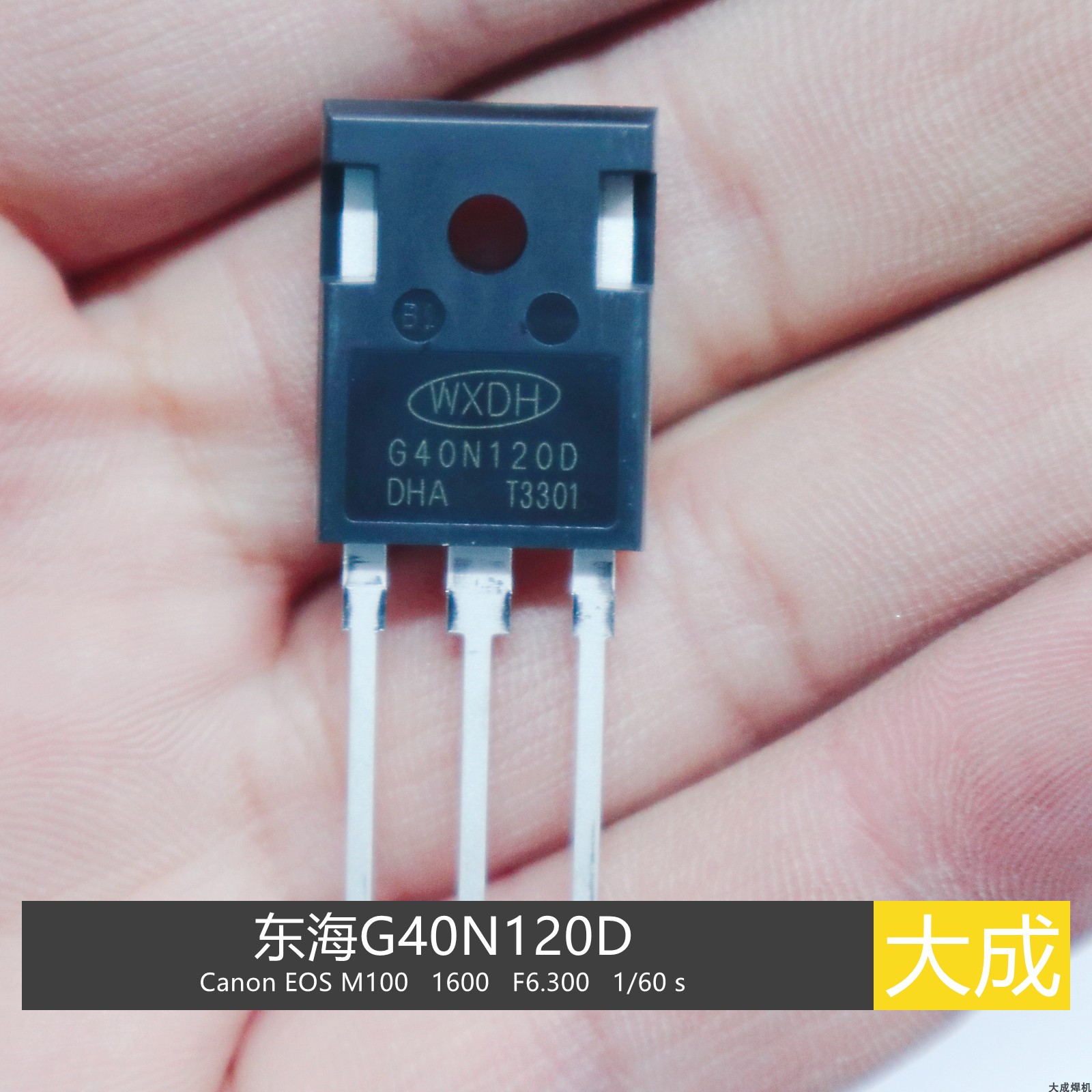 东海G40N120D 逆变焊机 单管IGBT 40A1200V - 图0