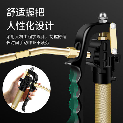 保联万向黄油枪嘴头高压电动气动挖掘机专用注油器黄油机枪头配件 - 图0