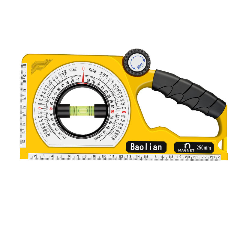 坡度尺磁性多功能角度尺测量仪施工平水高精度角尺木工水平量角器-图3