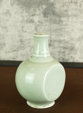 七八十年代共和官窑国营汝瓷厂瓶子摆件老汝瓷老物件陶瓷收藏