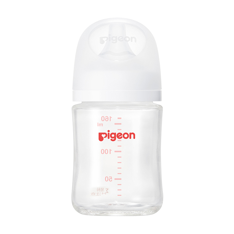 孩子王官方旗舰店贝亲新生儿自然实感Ⅲ宽口径玻璃奶瓶160ml（S号奶嘴）1