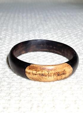 手镯乌木红木饰品简约