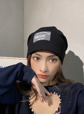 树莓色包头帽子女素颜冷帽