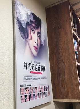 美体养生微整形精油墙壁画