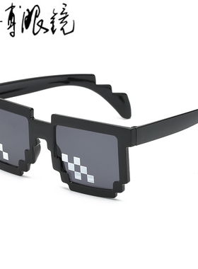 墨镜马赛克道具动漫伴郎太阳眼镜