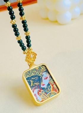 新款唐卡链佛牌链泰国佛牌链藏式唐卡链短款锁骨链项链吊坠配饰品