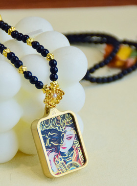 新款西藏式佛牌项链挂链 文玩唐卡吊坠链 扎基拉姆锁骨链挂链配链