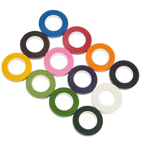 包邮DIY花艺胶带手工丝网花丝袜花材料绿色纸胶带制作玫瑰花 - 图3