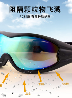 经典流线型防风沙护目镜