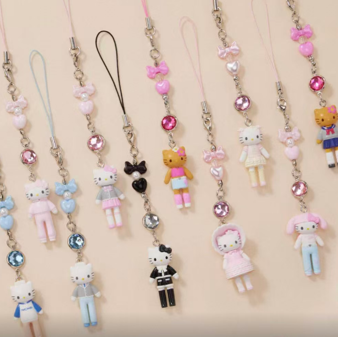 国内现货 港版三丽鸥Kitty 长腿手机绳挂链 挂件平成女仆,淘宝优惠券,粉丝福利购,淘宝优惠卷