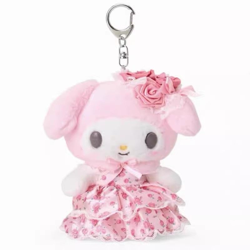 保单在途港版三丽鸥美乐蒂生日毛绒挂件娃娃挂件包收纳袋发夹胸针,淘宝优惠券,粉丝福利购,淘宝优惠卷