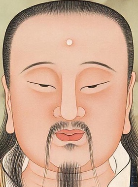 真武大帝画像挂画鹤延道人