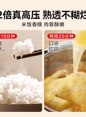 松下家用电压力锅5L大容量饭煲 3-4人多功能高压锅官方正品PS509