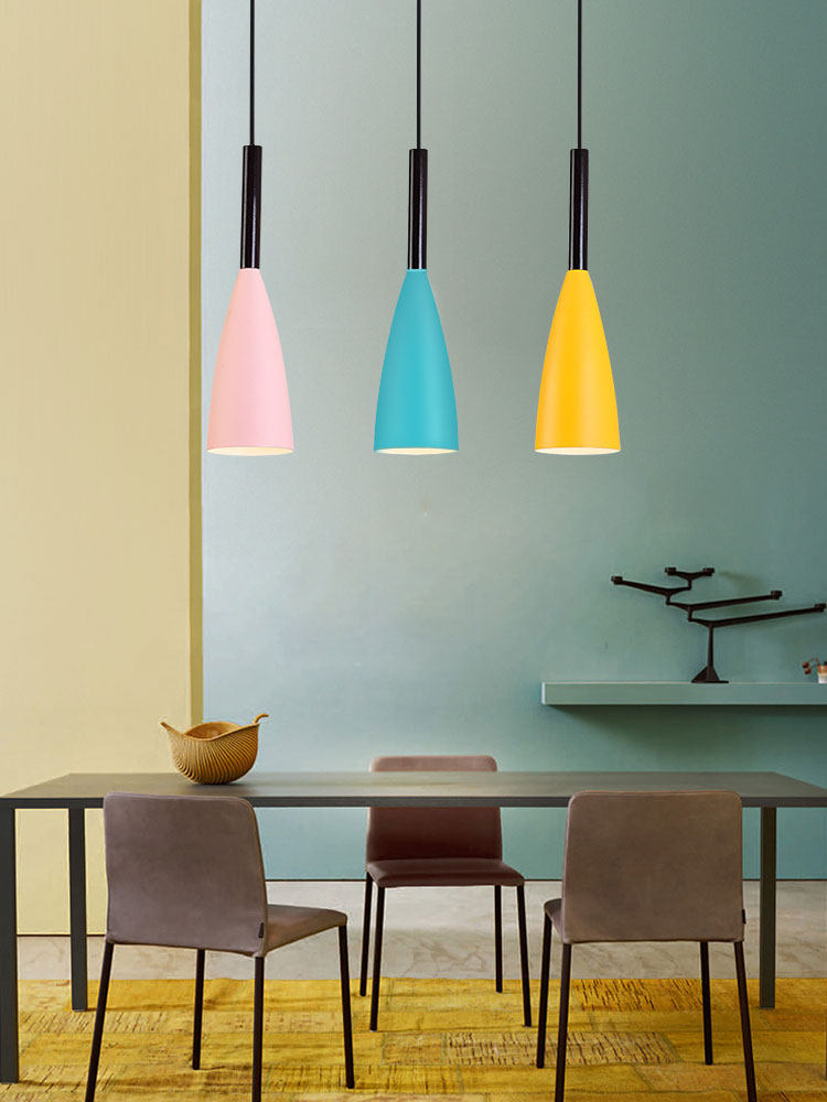 北欧个性创意艺术三头餐厅吊灯网红马卡龙现代简约卧室床头吧台灯,淘宝优惠券,粉丝福利购,淘宝优惠卷