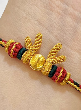 黄金鹿角一路有你999足金女款