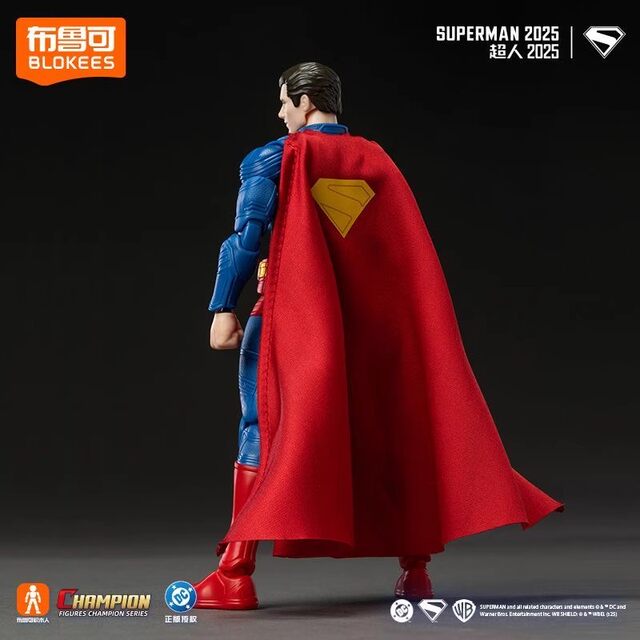 Bruco DC Heroes Beyond Edition Superman 2025 Little Krypton Cloak Assembled Movable Building Blocks Doll Model Toy
