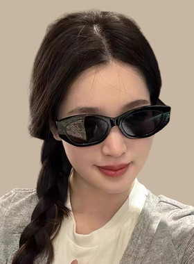 偏光多边形法式太阳眼镜嘻哈街拍