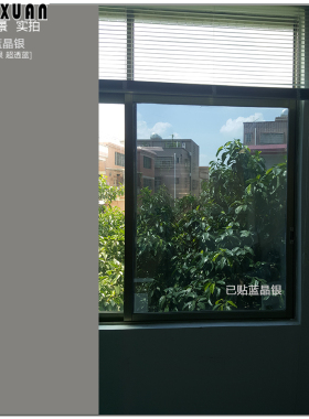 建筑阳光房防晒单向透视玻璃贴膜
