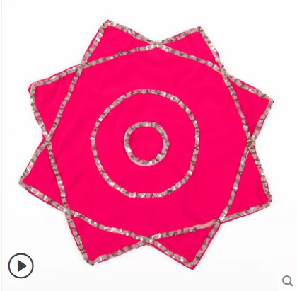 Красная танцевальная обувь танцевальная поставка носовой платок два человека поверните носовой платок навыки носовой платок платка платки