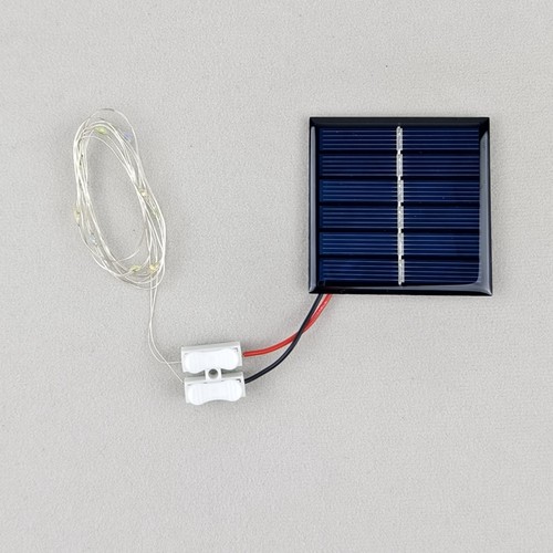 太阳能+彩灯灯串材料包科技小制作科学模型DIY配件儿童手工零件 - 图0