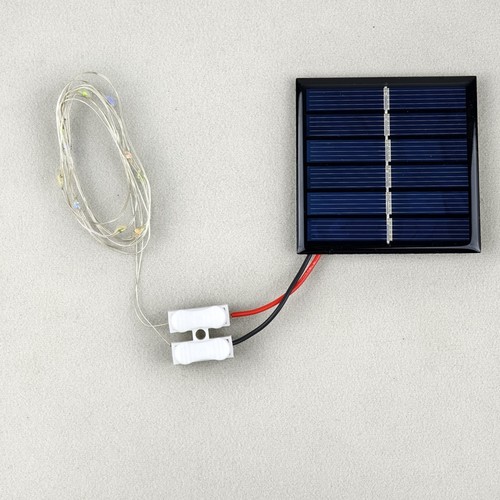 太阳能+彩灯灯串材料包科技小制作科学模型DIY配件儿童手工零件 - 图3