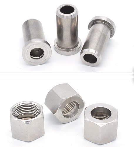 304不锈钢压力表对焊活接头/焊接式内丝直通/m20x1.5接管帽/螺母 - 图2