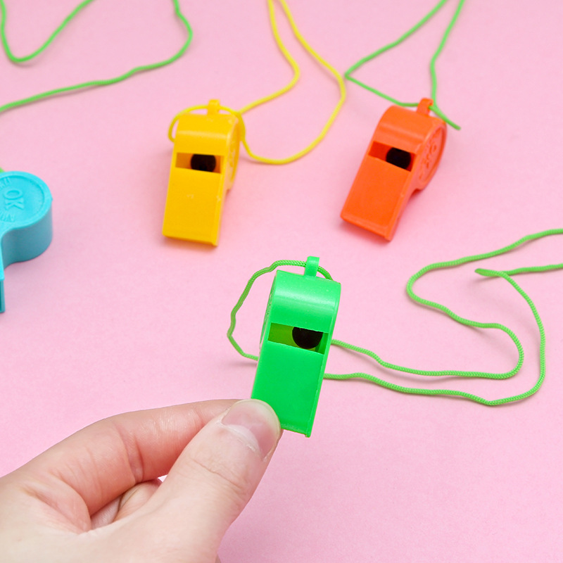 塑料口哨儿童玩具礼品加油吹口哨子裁判哨球迷挂绳运动会活动口哨,淘宝优惠券,粉丝福利购,淘宝优惠卷