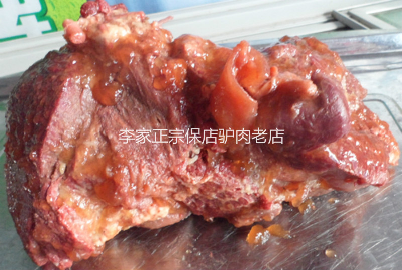 山东特产保店五香熟驴肉新鲜驴肉熟食可做驴肉火烧真空现封年货 - 图0