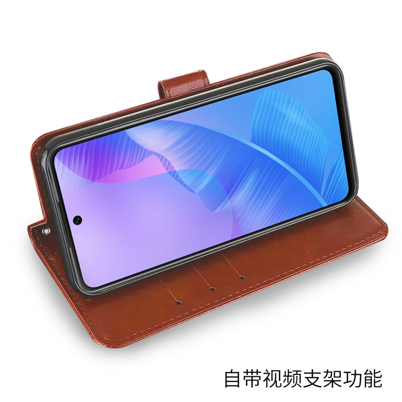 适用华为P Smart 2021手机壳6.67英寸华为PPA-L21B保护套翻盖华为Peppa-L21B外壳皮夹PPA一L21B全包ENJOY磁扣 - 图1