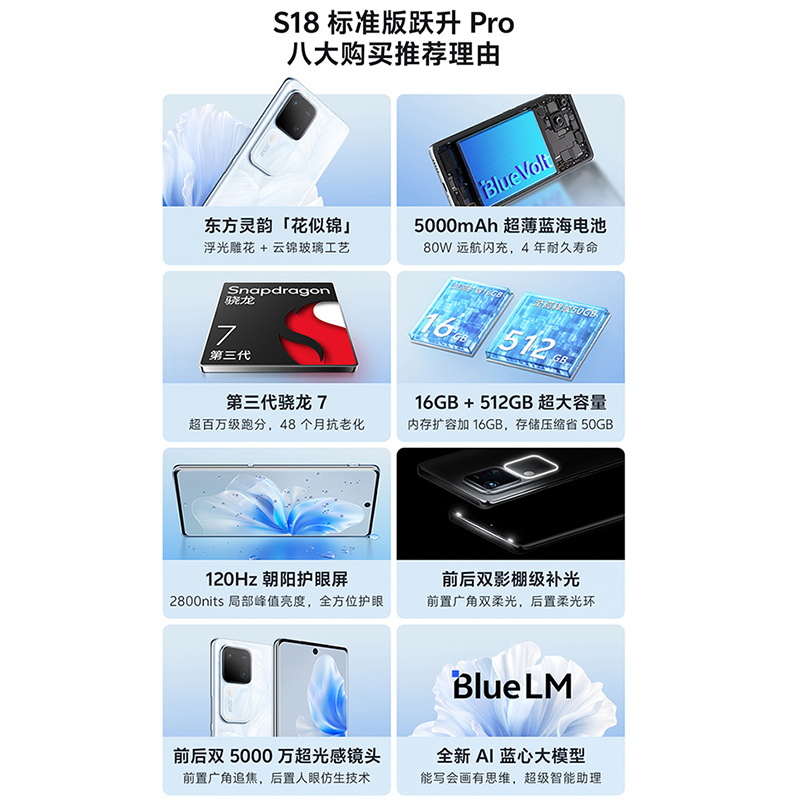 vivo S18 8+256GB - 图1