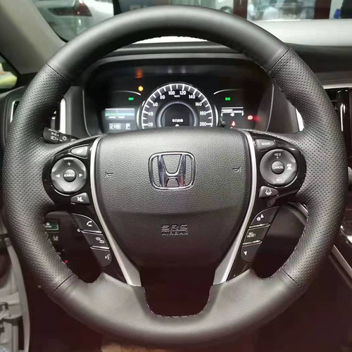 Чехол на руль Honda Accord 9-го поколения, натуральная кожа 15-19-21, чехол на руль Alison Odyssey, специальный для ручного шитья