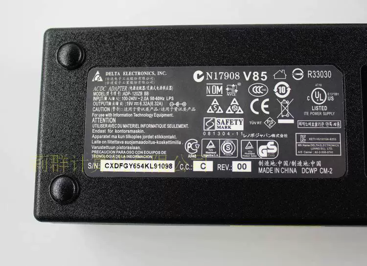 Оригинальный адаптер питания для ноутбука Asus, 19 В, 32 А, 6, 3 А, 120 Вт
