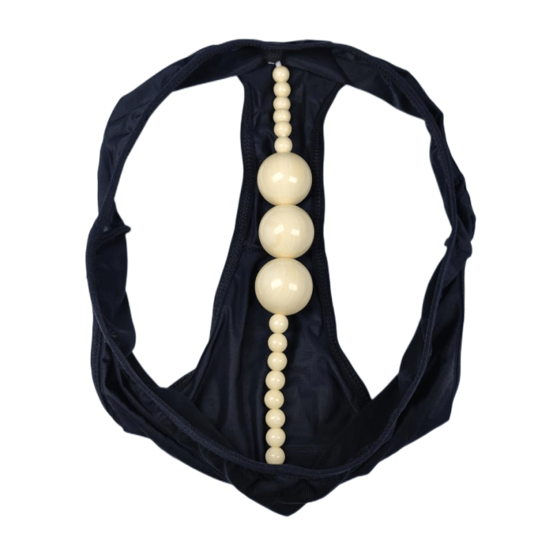 珍珠内裤女性感开裆按摩丁字裤女生内裤somes修女qqny蕾丝边内衣 - 图2