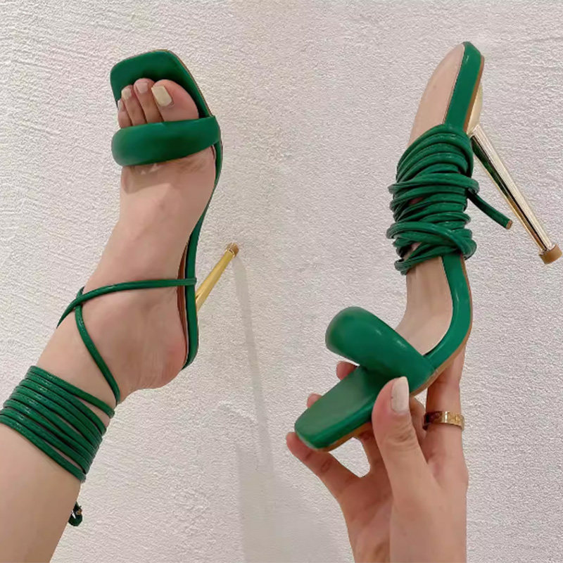 时凉鞋交叉绑带露趾罗马欧美洋气高跟鞋细跟性感气质仙女断码清仓,淘宝优惠券,粉丝福利购,淘宝优惠卷