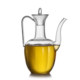 Imitation Song Zhike Chinese wine pot transparent heat-resistant glass wine utensils retro traditional wine pots Jin [Jin equals 0.5 kg] Liquor wine divider